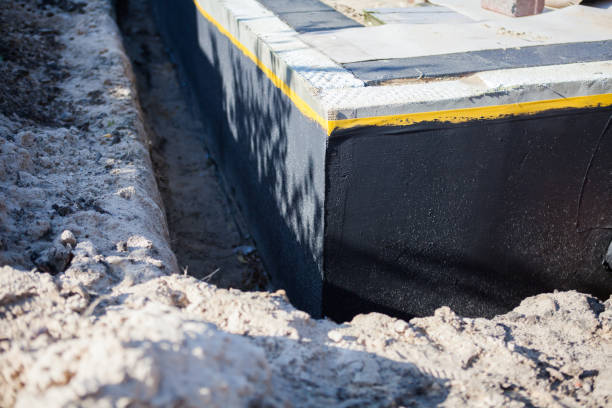 Residential Vapor Barrier Installation installation at a White Plains, NY home by SJ Waterproofing Pros