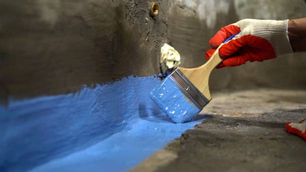 Commercial Vapor Barrier Installation project at a White Plains, NY business property by SJ Waterproofing Pros